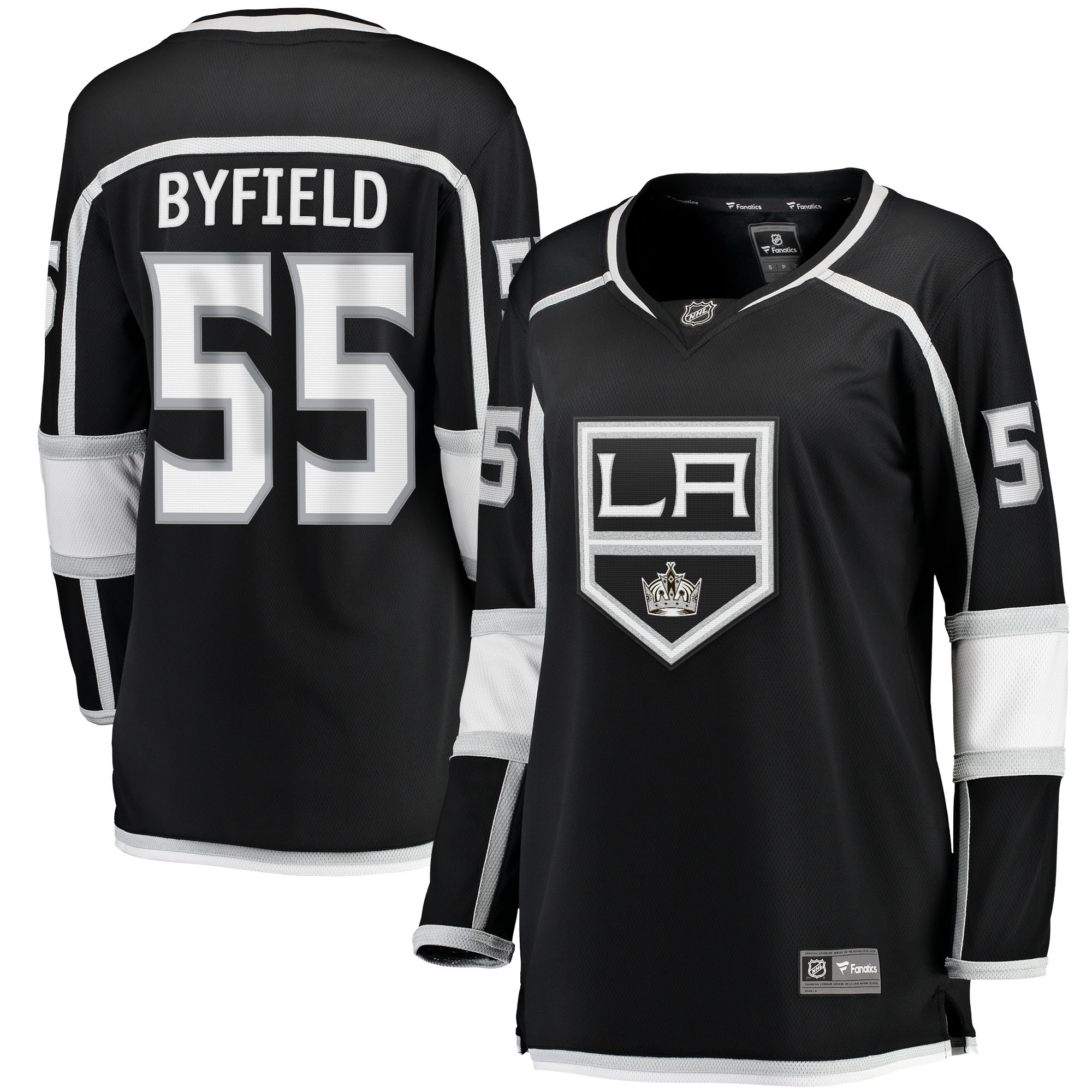 Quinton Byfield Los Angeles Kings Branded Women's Home Team Breakaway Player Jersey – Black