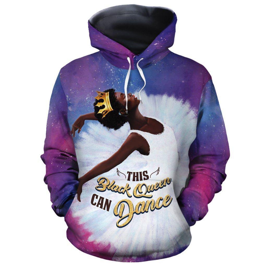 This Black Queen Can Dance Afro Ballet Girl Hoodie 3D #Kv