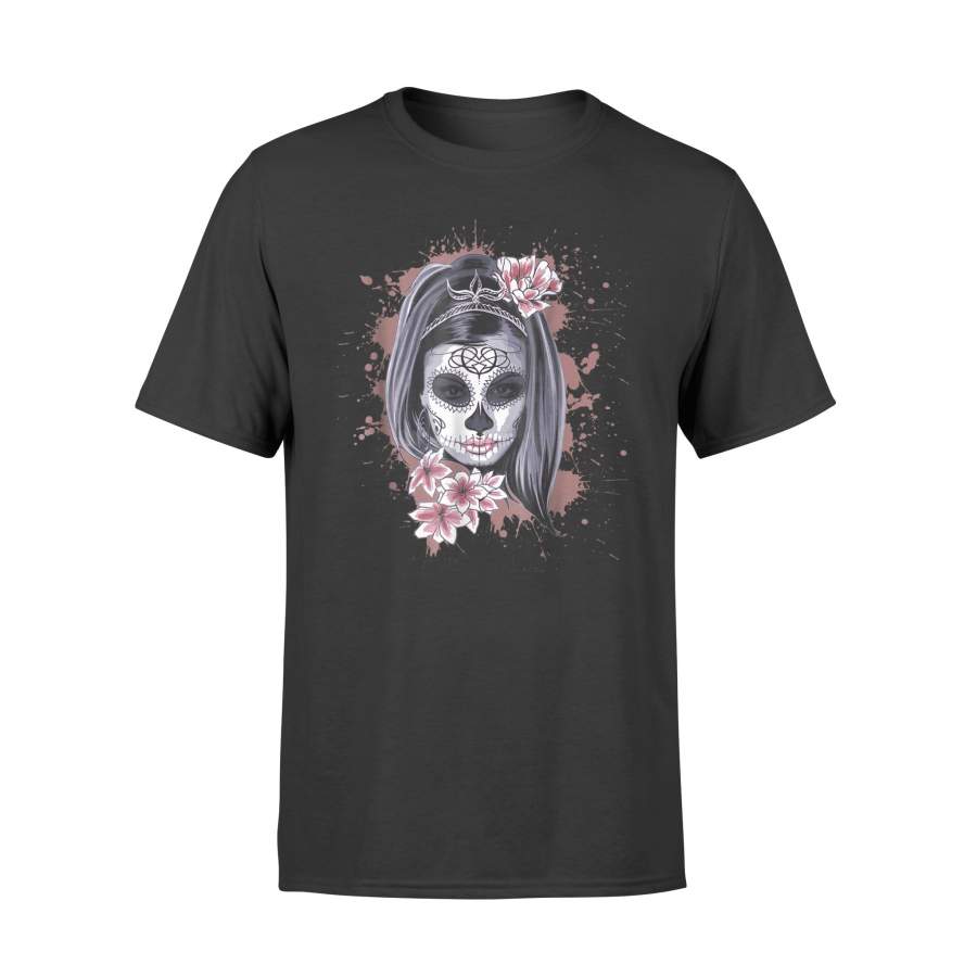 La Calavera Catrina Halloween Candy Sugar Skull Girl Halloween t shirt