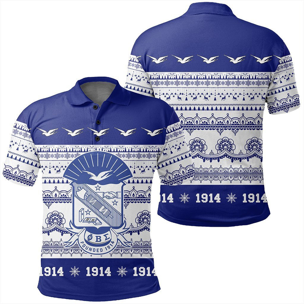 Fraternity Polo – Phi Beta Sigma Xmas Establish Year Polo Shirt