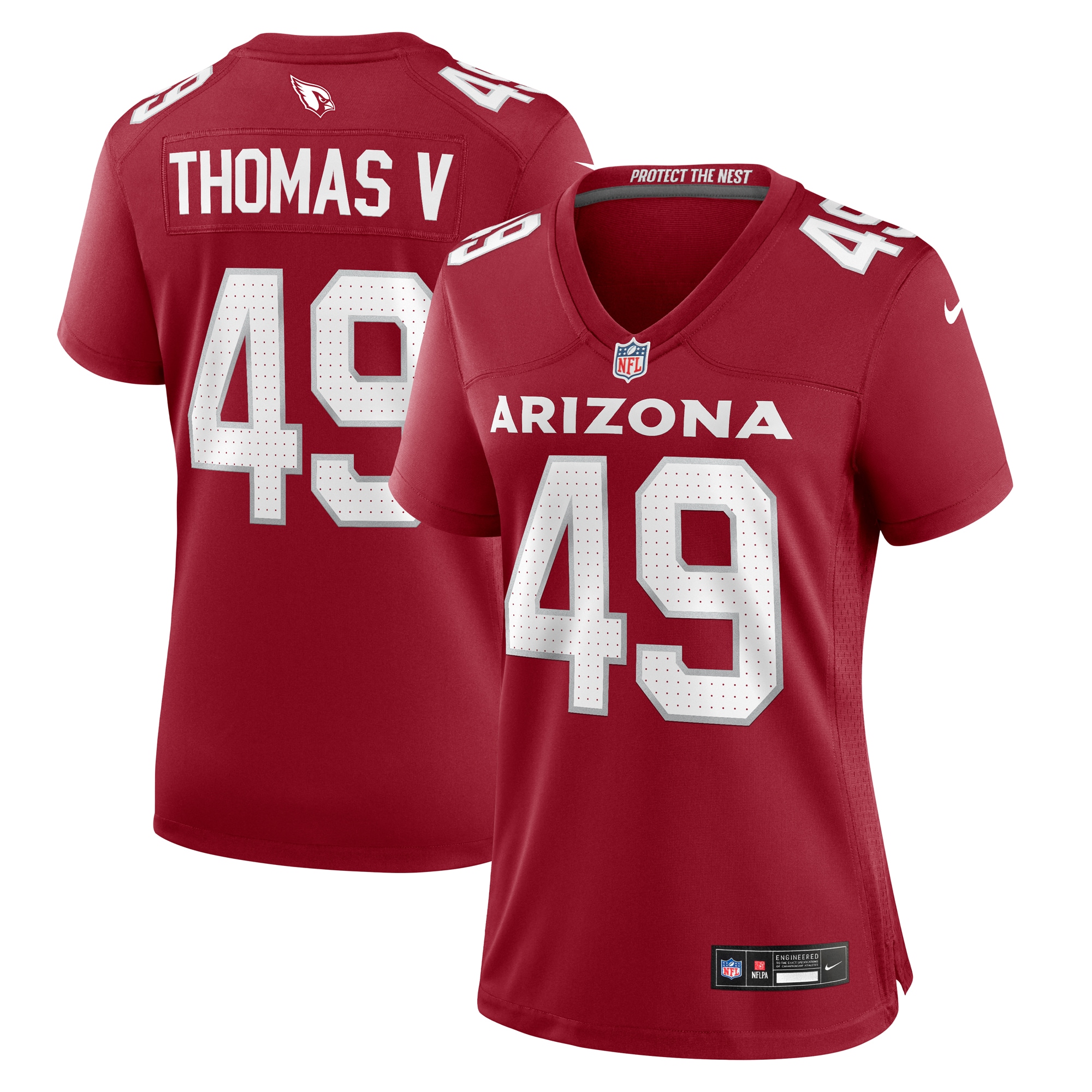 Women’s Arizona Cardinals Starling Thomas V  Cardinal Team Game Jersey