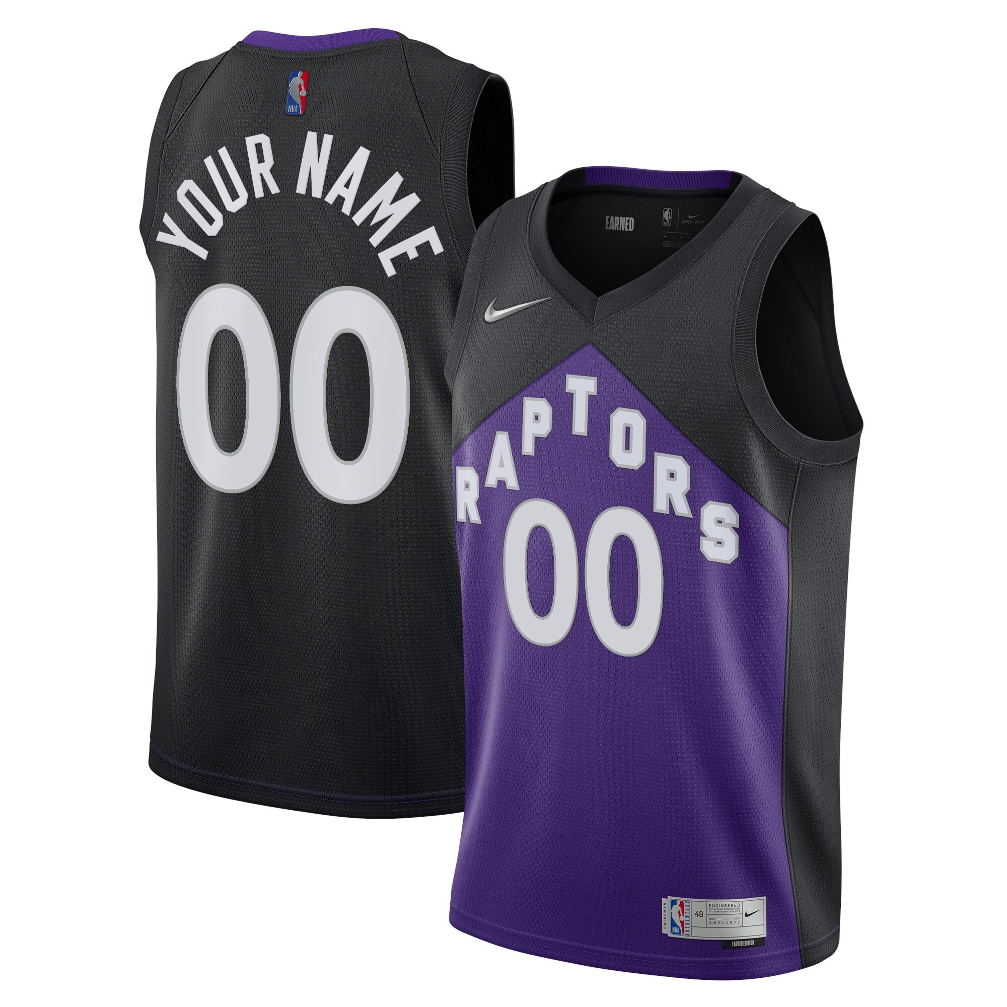 Toronto Raptors Earned Edition Swingman Jersey – Custom – Mens