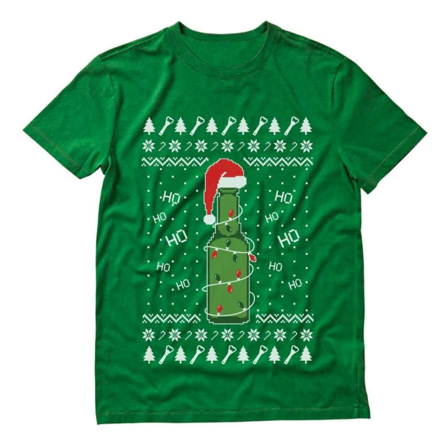 Ugly Christmas Sweater Beer Pong Holiday Party T-Shirt