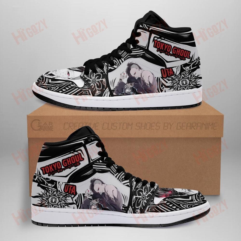 Tokyo Ghoul Uta Sneakers Custom Tokyo Ghoul Anime Shoes Mn05