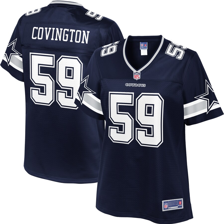 Chris Covington Dallas Cowboys NFL Pro Line Womens Player Jersey – Navy