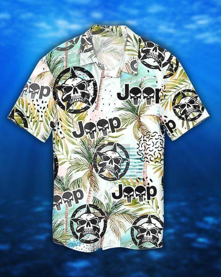 Jeep Skull Tropical Hawaii Shirt Unisex Adult Ha103795