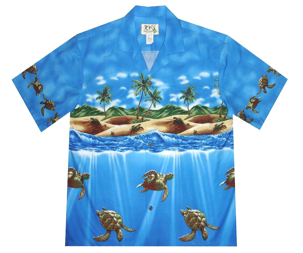 Totally Turtle Bluehawaiian Shirt Made In Summer Beach Shirts Ha103278