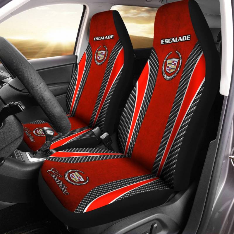 Cadillac Escalade NCT Car Seat Cover (Set of 2) Ver 1 (Red)