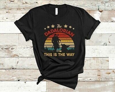 Vintage Retro The Dadalorian This Is The Way Funny Father’s Day Movie Shirt, Mug 5428