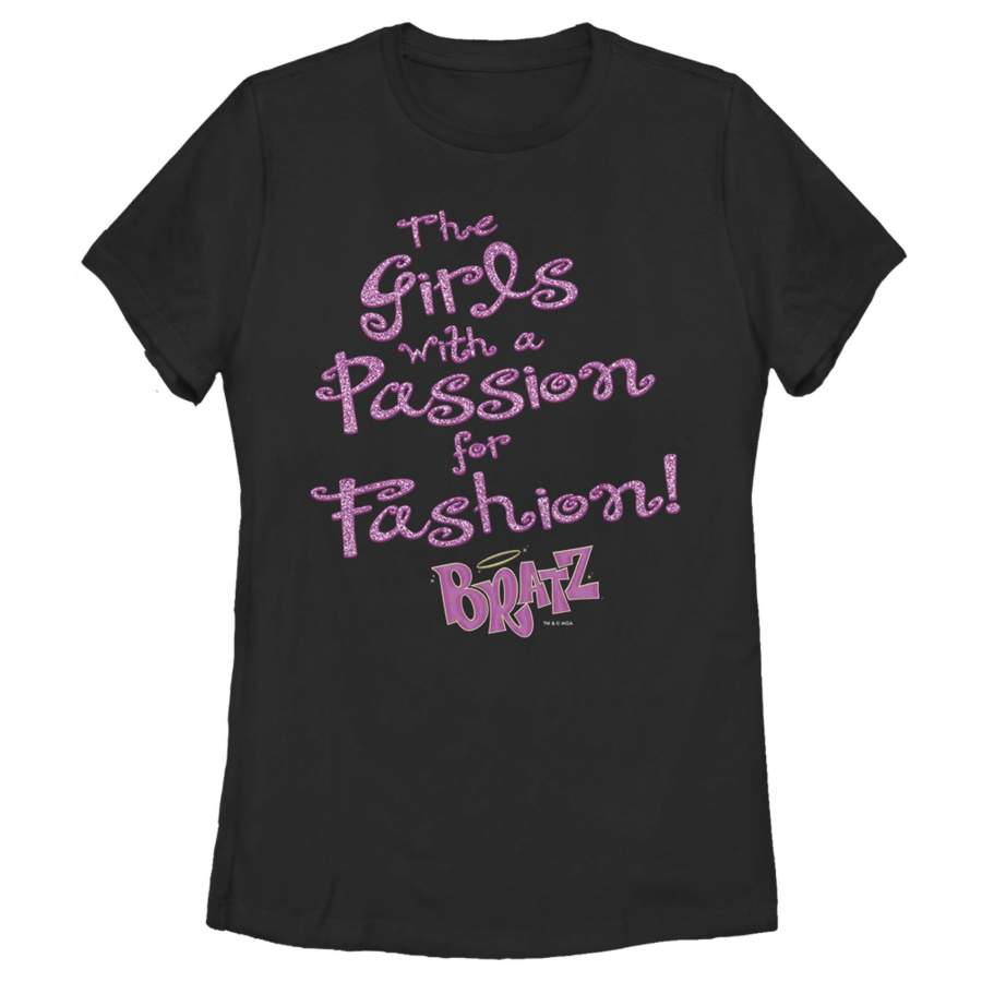 Bratz Women’s Passion for Fashion  T Shirt Black 2XL