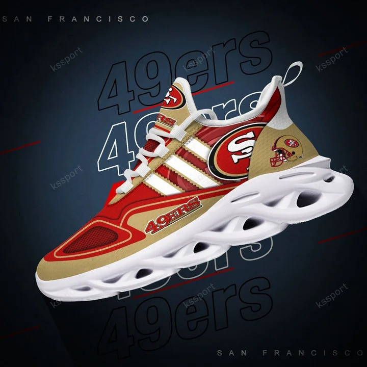 San Francisco 49Ers Yezy Running Sneakers Bg647