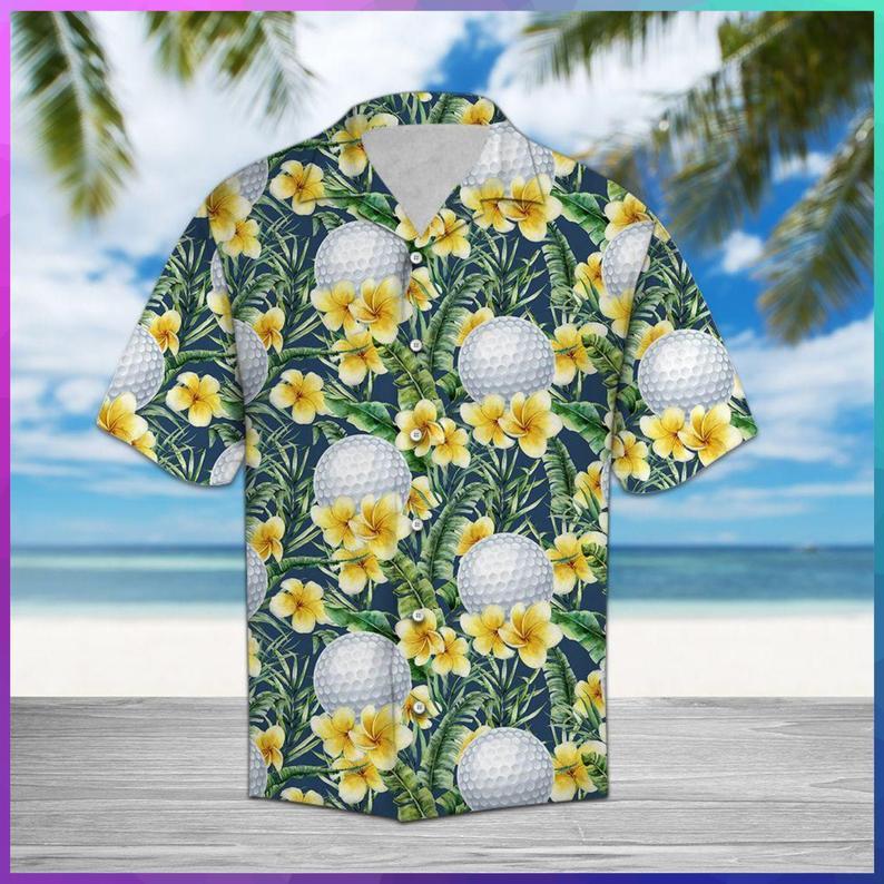 Golf Frangipani Hawaii Shirt Ha67932