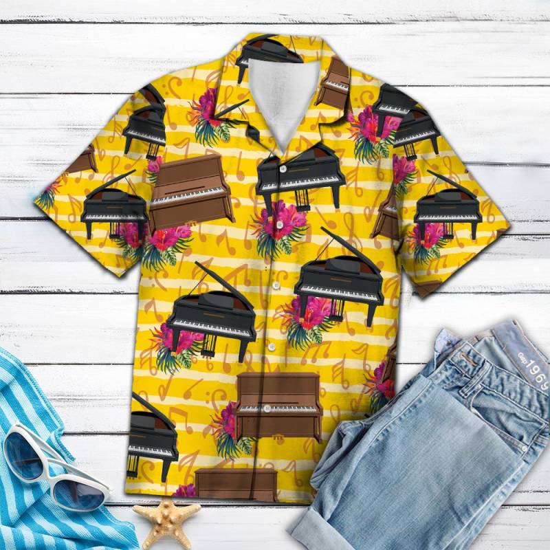 Piano For Vacation Hawaiian Shirt Ha50695