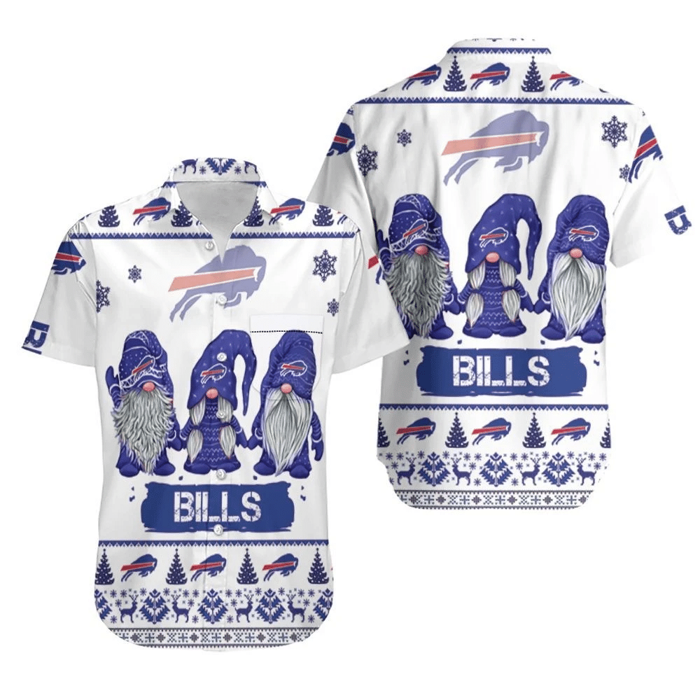 Christmas Gnomes Buffalo Bills Ugly Sweatshirt Hawaii Shirt Beach Set Ha56434