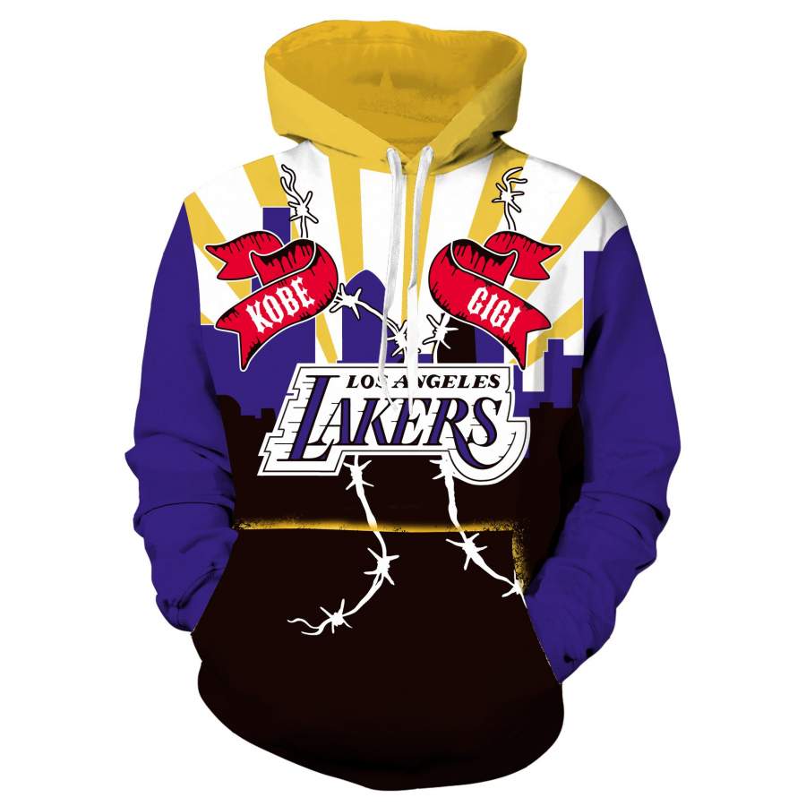 2020 Kobe and gigi 3D Pull Over Hoodies