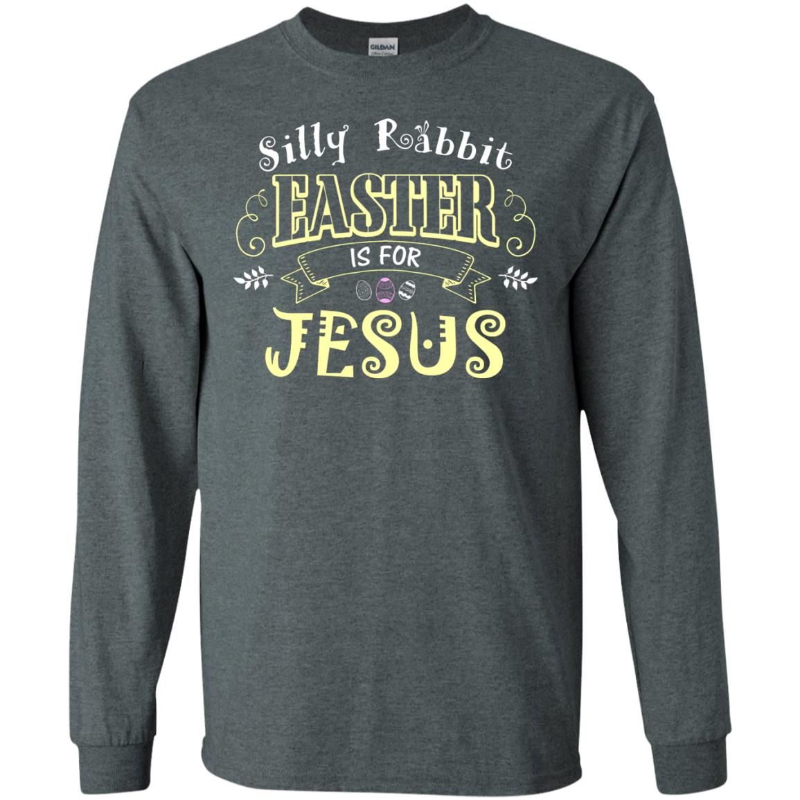 Cover your body with amazing Silly Rabbit Easter Is For Jesus Easter T-shirt