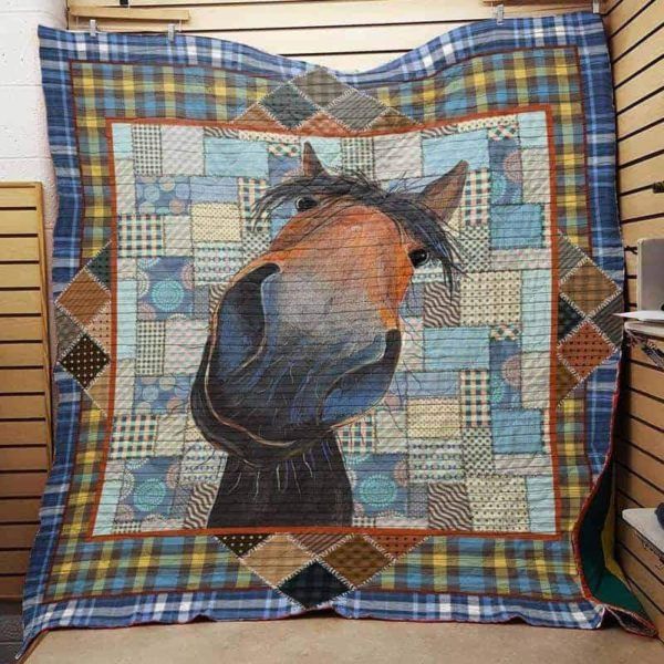 Horse J2101 85o36 3D Quilt Blanket HGM3