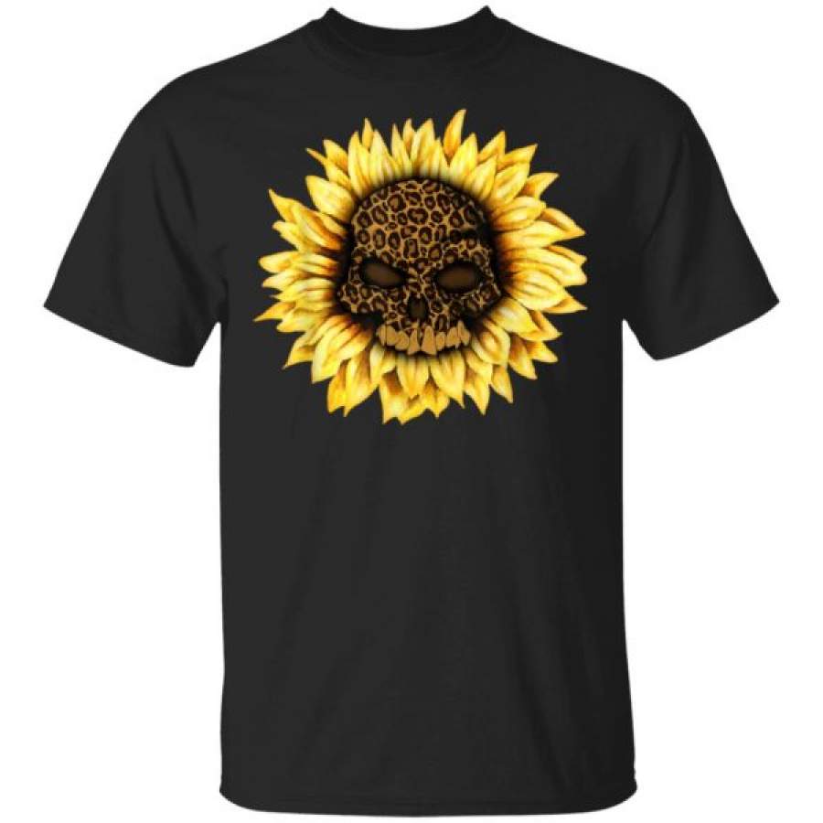 Skull Leopard Sunflower Halloween Costume Shirts