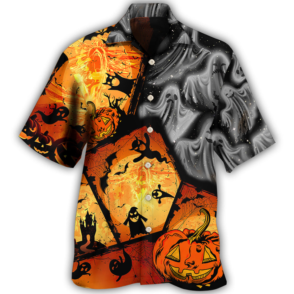 Halloween Ghost Pumpkin Scary Hawaii Shirt Ha64603