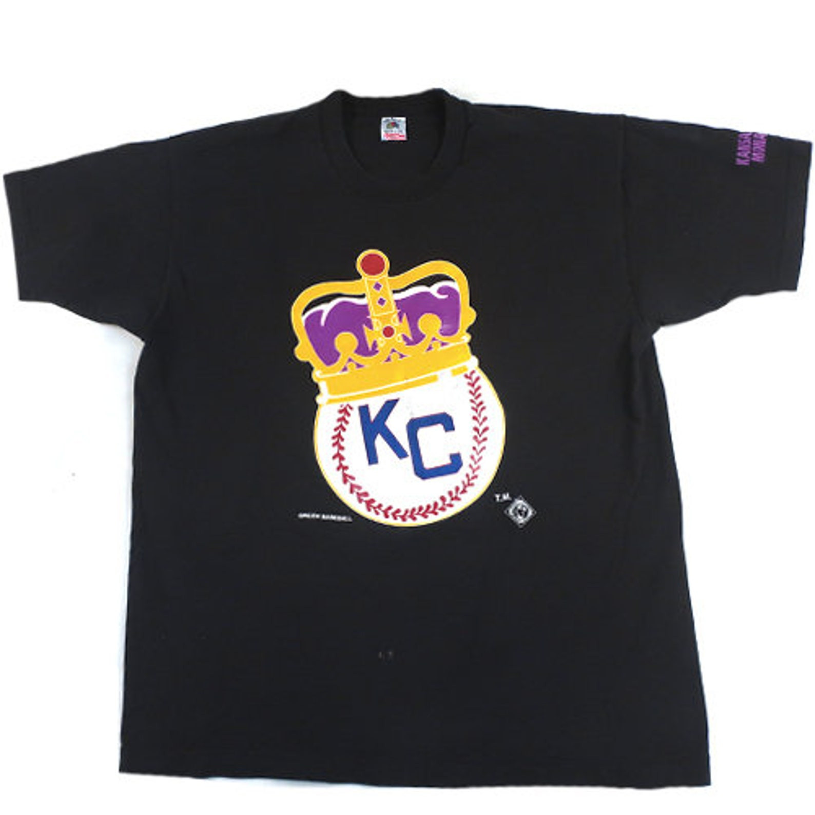 Vintage Kansas City Monarchs T Shirt Baseball 90S