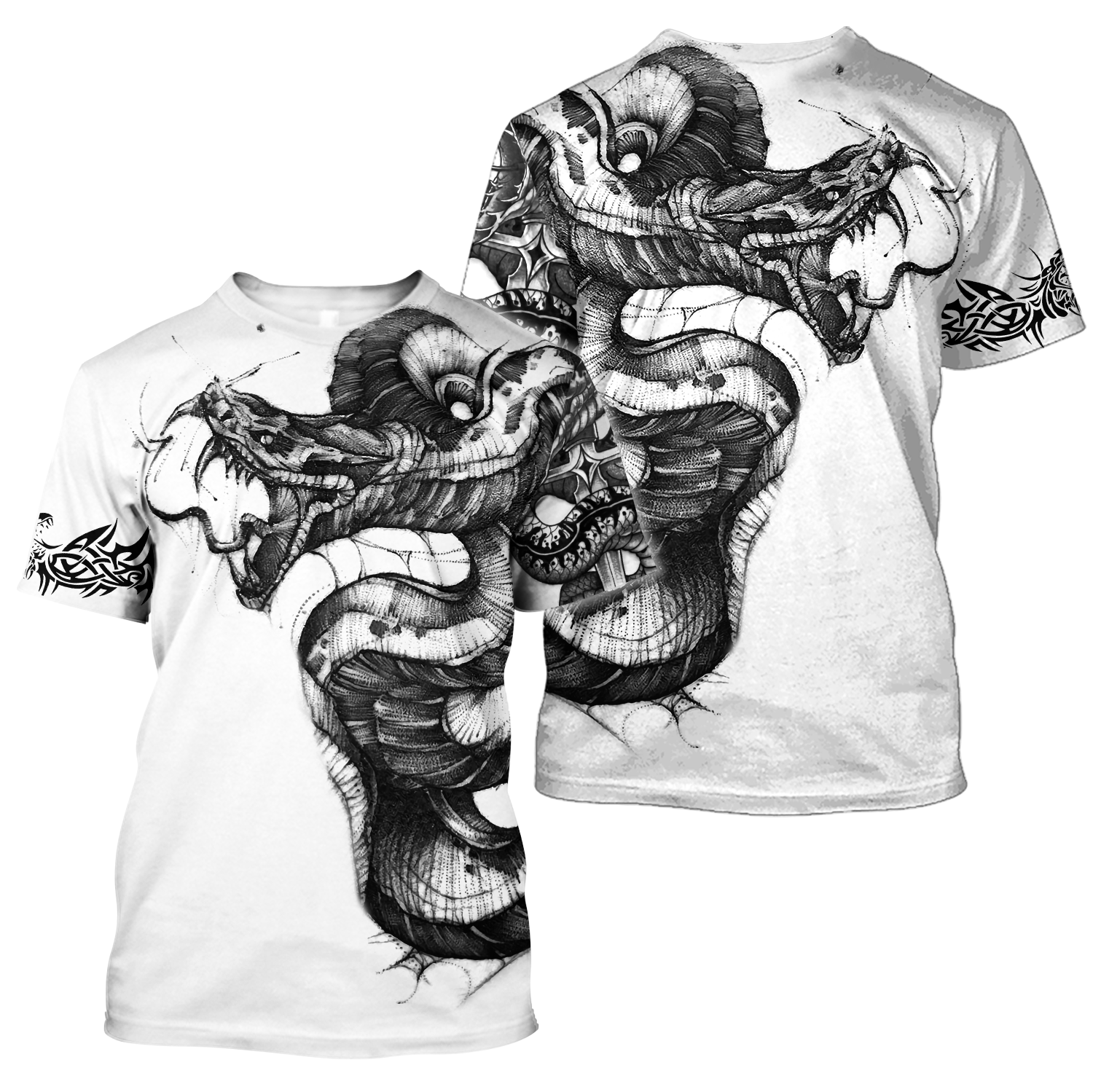 Snake Tattoo 3D All Over Print | Unisex | Adult | Ht1612