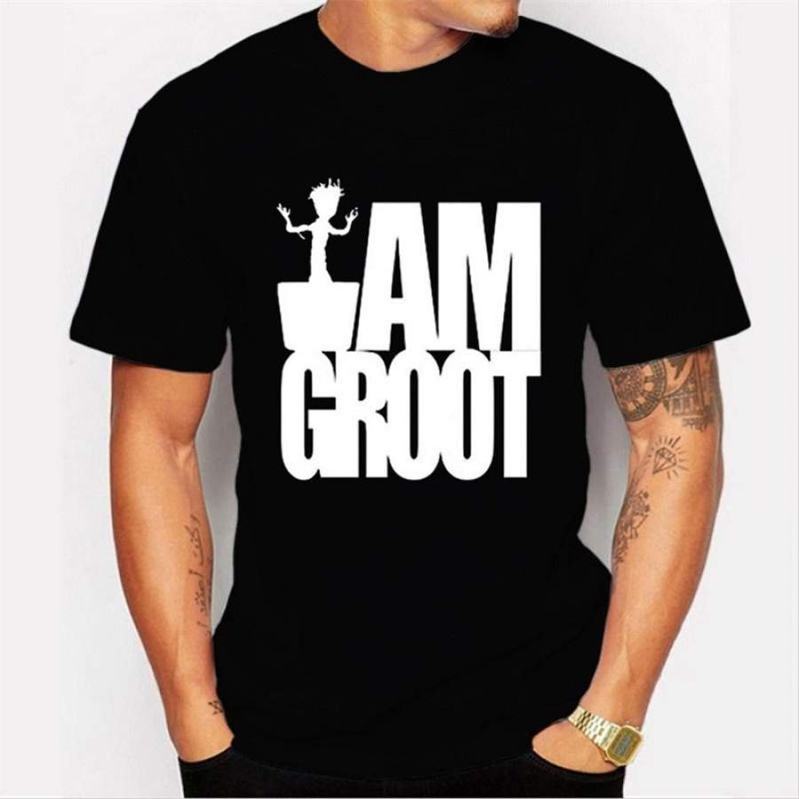 Newest men’s fashion Personalized character printing t-shirt Harajuku funny tee shirts Hipster O-neck cool tops