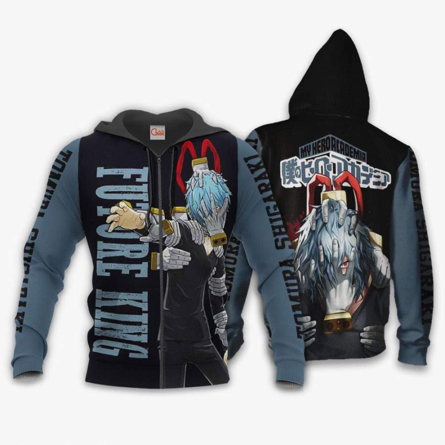 Tomura Shigaraki Shirt Future King MHA Custom Anime Zip Jacket