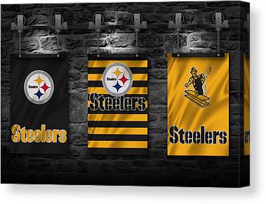 40 Pittsburgh Steelers Joe Hamilton Canvas Print