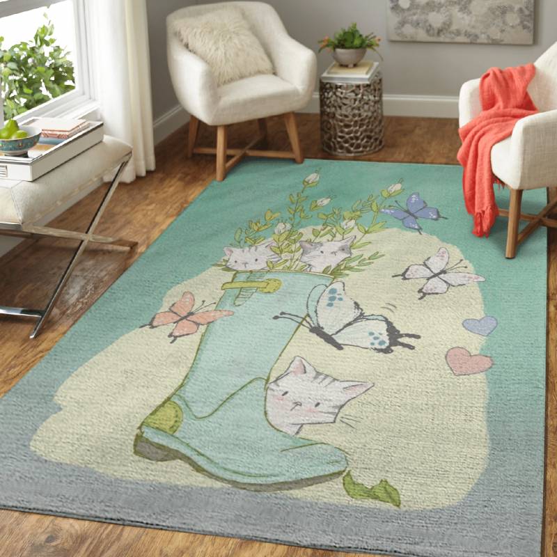 Spring Kittens – Animals Area Rug Carpet