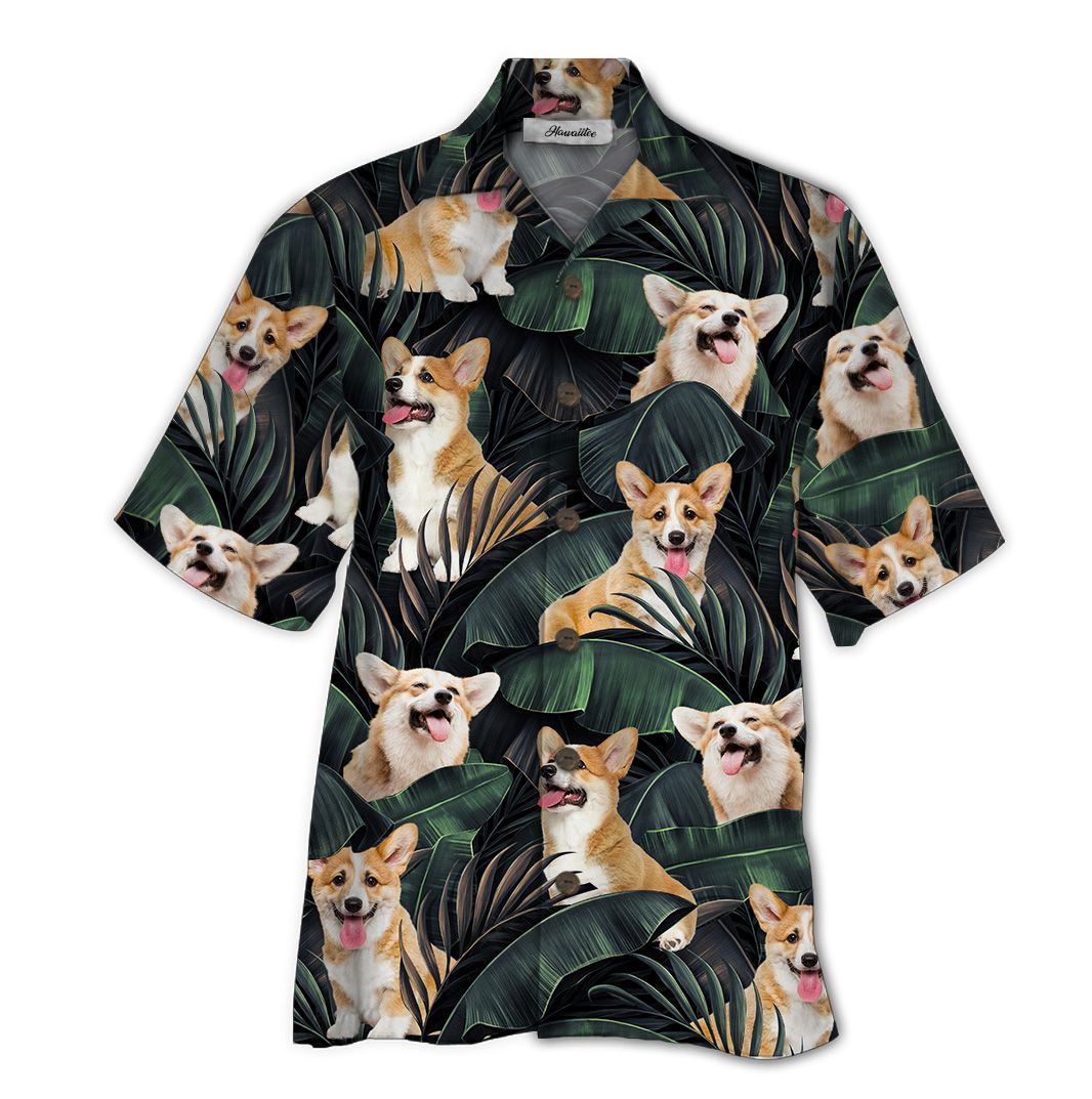 Corgi Black Amazing Design Unisex Hawaii Shirt For Men And Women Ha64598