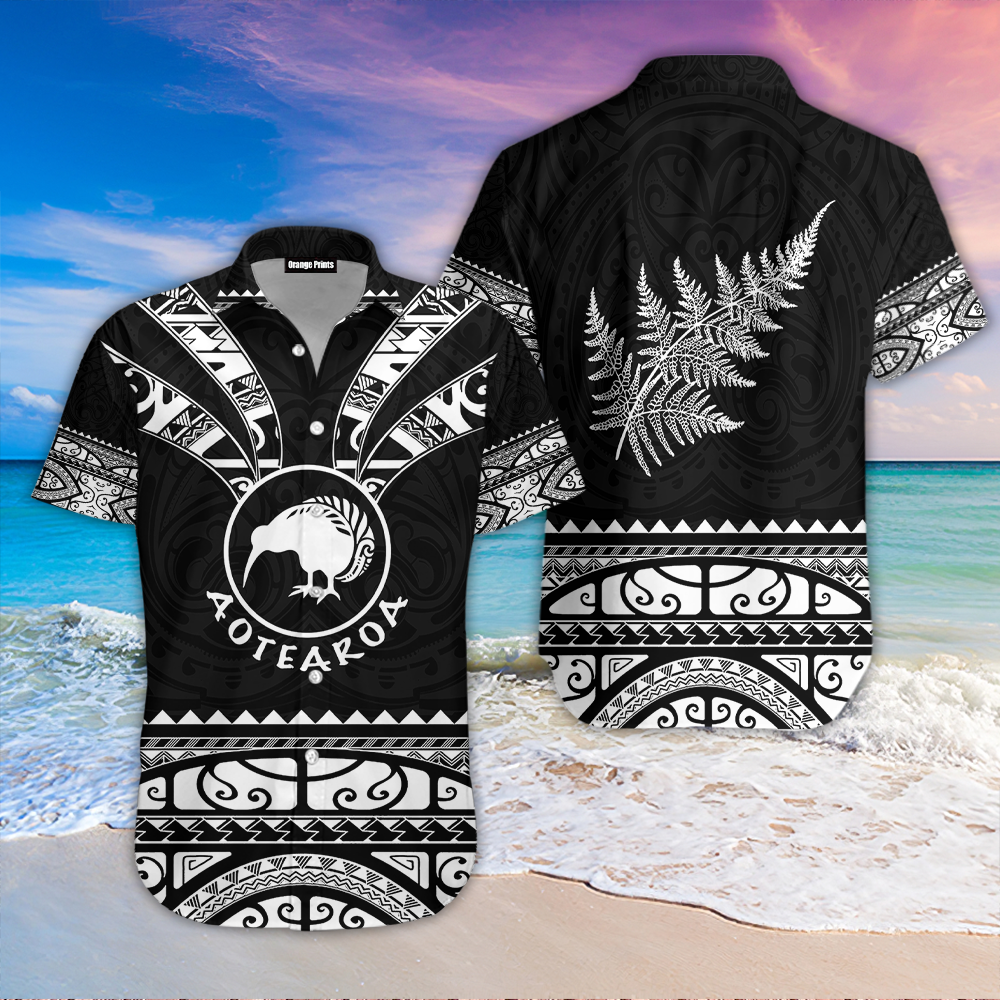 Maori Aotearoa Silver Hawaii Shirt For Men And Women Ha50209