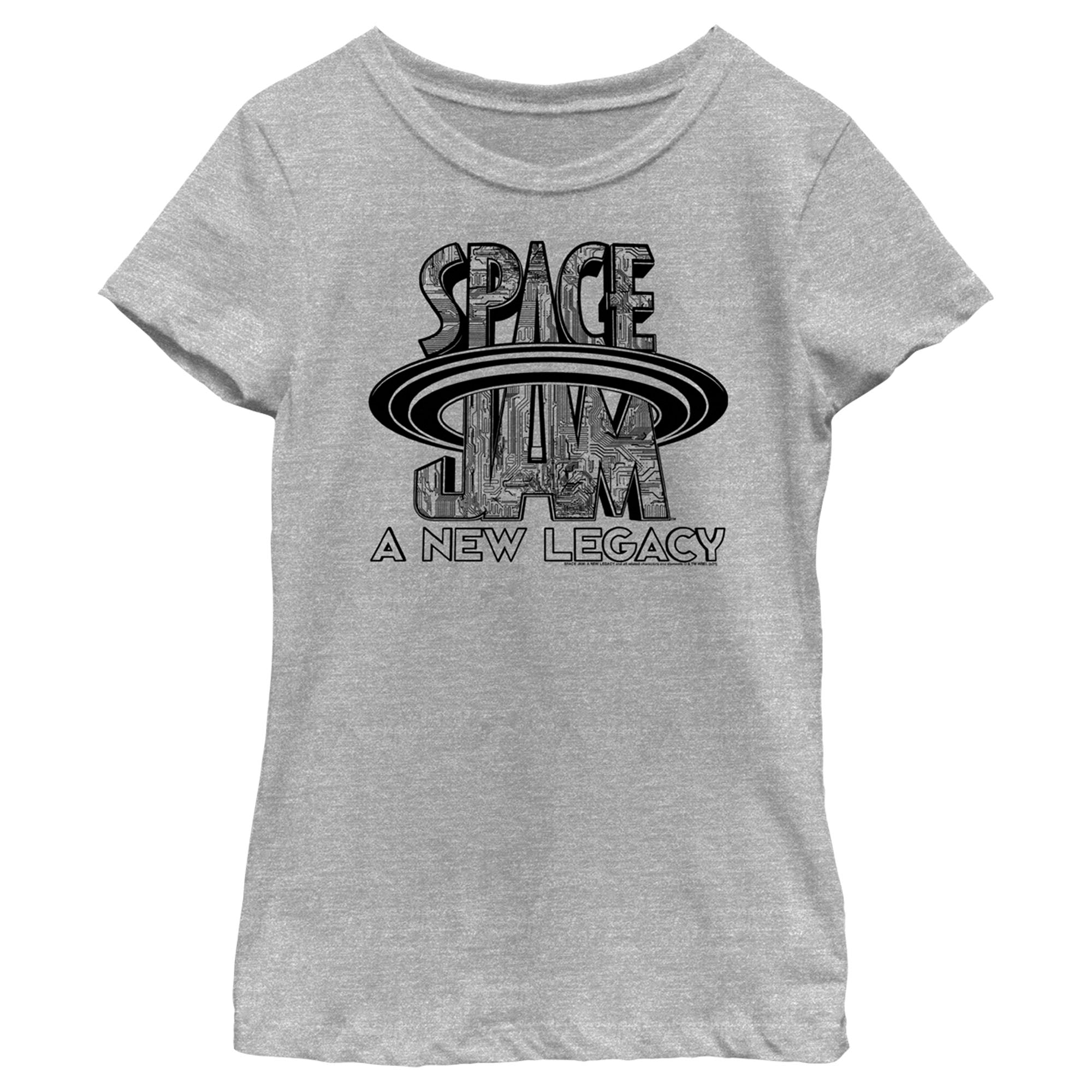 Space Jam: A New Legacy Girl’S Cyber Logo  T-Shirt