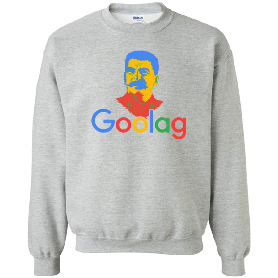 AGR Goolag Stalin Gulag Meme Political Dark Humor Crewneck Pullover Sweatshirt