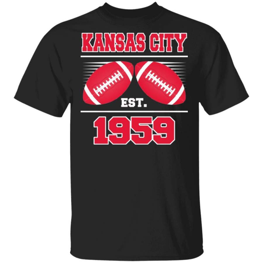 Kansas City Football Est 1959 T-shirt For Fans TT12