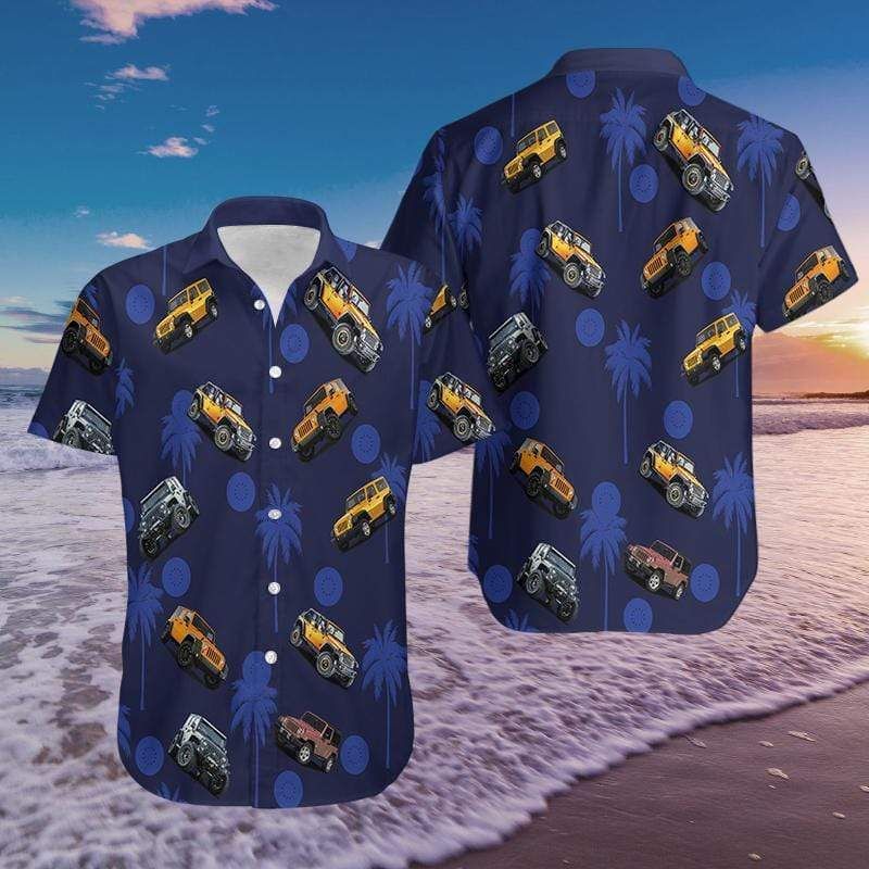 Find Amazing Jeep Navy Unisex Hawaii Aloha Shirts Ha40680