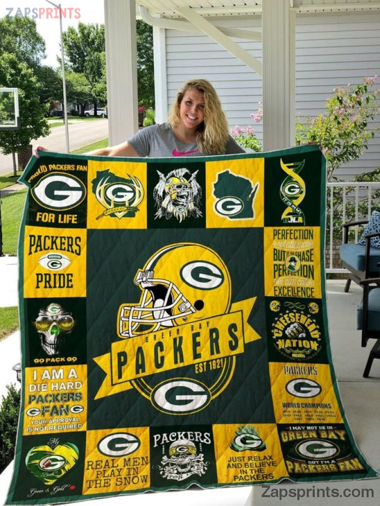 Green Bay Packers Pride V7 3D Printing Quilt Gift For Fan Football Lovers