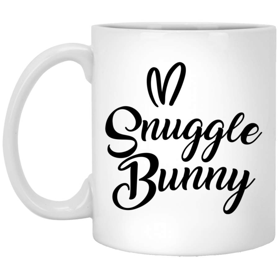 Snuggle Bunny Easter day 2019 11oz 15oz White Mug Happy Easter Day Funny Colors Eggs Bunny Ears Peeps Cute