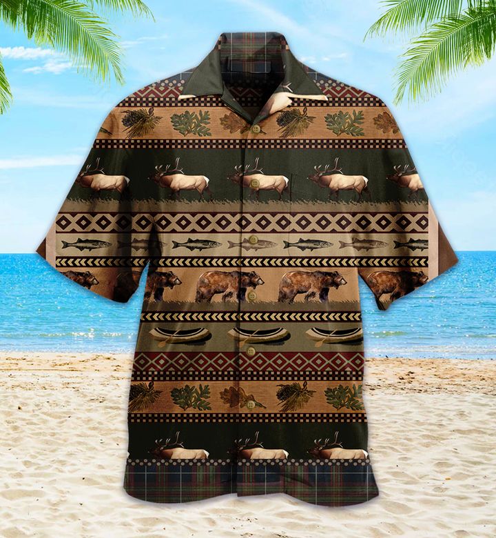 Lodge Bear Brown Hawaii Shirt Lover Hawaii For Men Women Ha98784