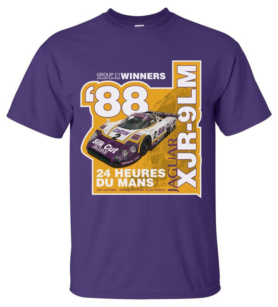 Retro Le Mans 24 Hours Shirt Jaguar Xjr 9Lm Design Shirt