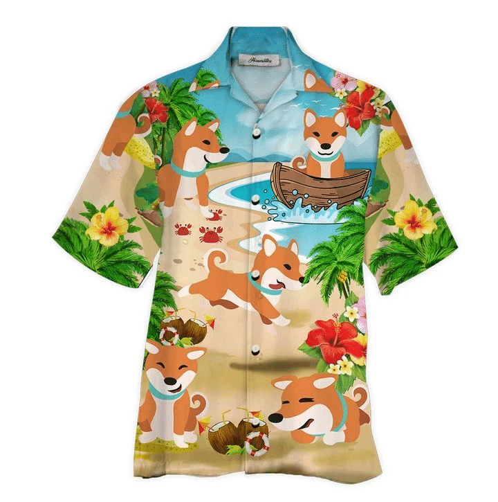 Shiba Hawaii Shirt Unisex Adult Ha89524