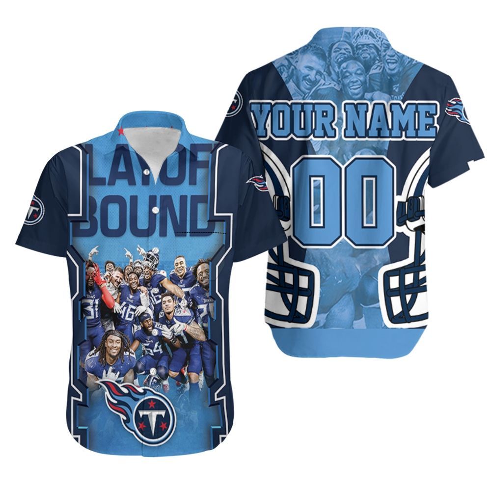 Tennessee Titans Afc South Champions Super Bowl 2021 Playoff Round Personalized Hawaiian Shirt