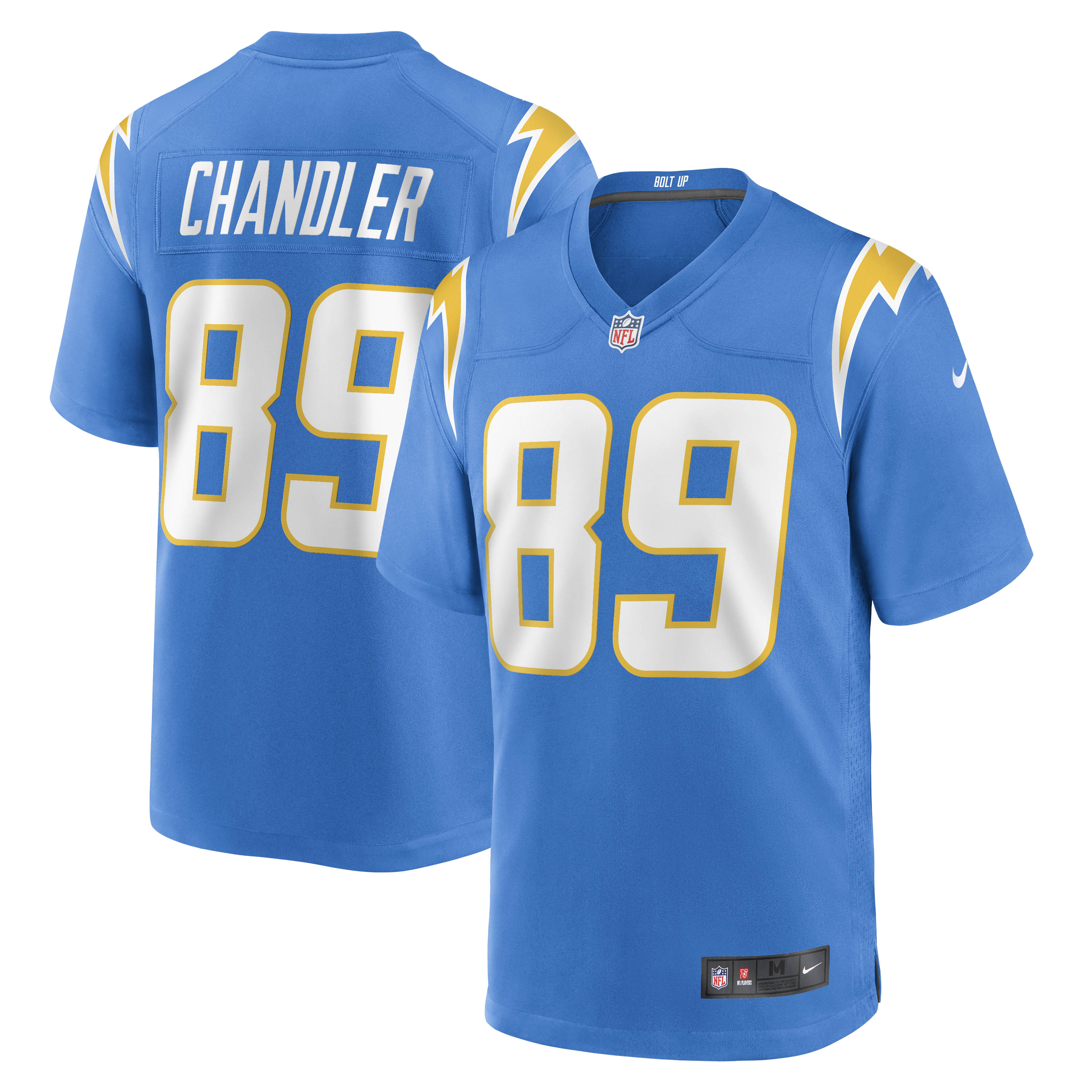 Men’s Los Angeles Chargers Wes Chandler Powder Blue Retired Player Jersey