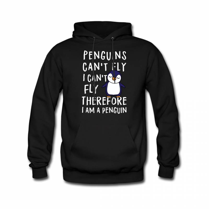 Crushtee Funny Penguin Hoodie, Cute Penguin Sweater, Penguin Pullover, Penguin Lover Hoodie, Penguin Sweatshirt, Penguin Hoodie, Penguin Sweater Long Sleeve Hoodie