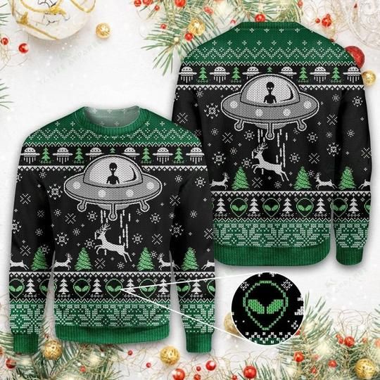 CHRISTMAS ALIEN CHRISTMAS UGLY SWEATER TN161206