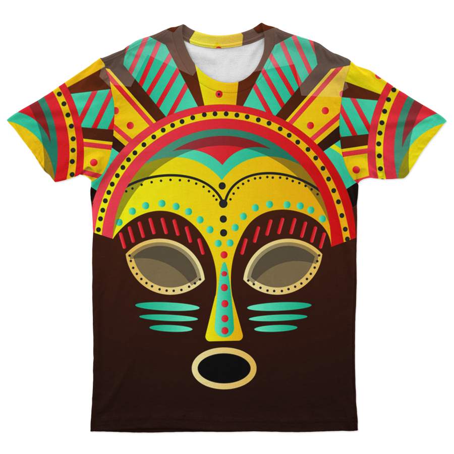 Africa Mask Art T-shirt 4