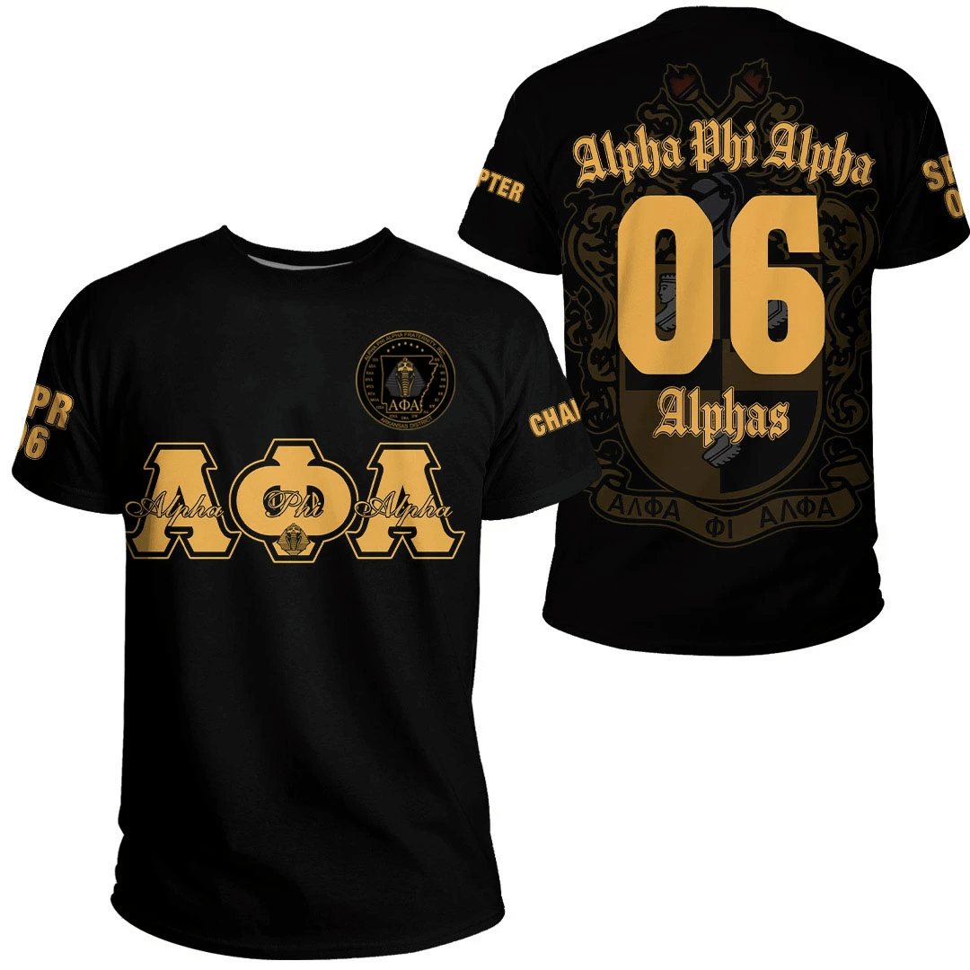 Africa Zone Tee – Alpha Phi Alpha – Arkansas Alphas T-Shirt A7