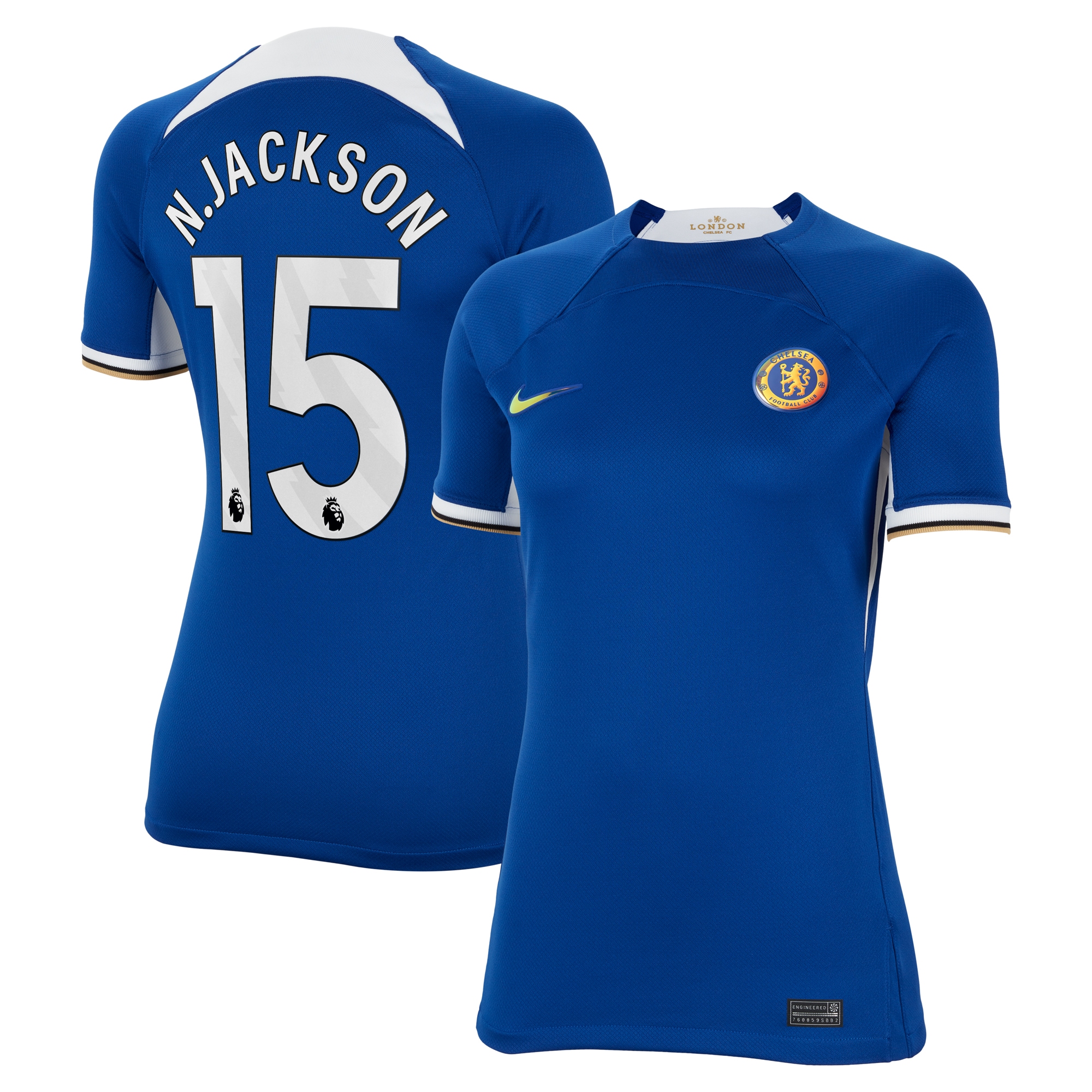 Nicolas Jackson Chelsea Women's 2023/24 Home Stadium Replica Jersey – Blue