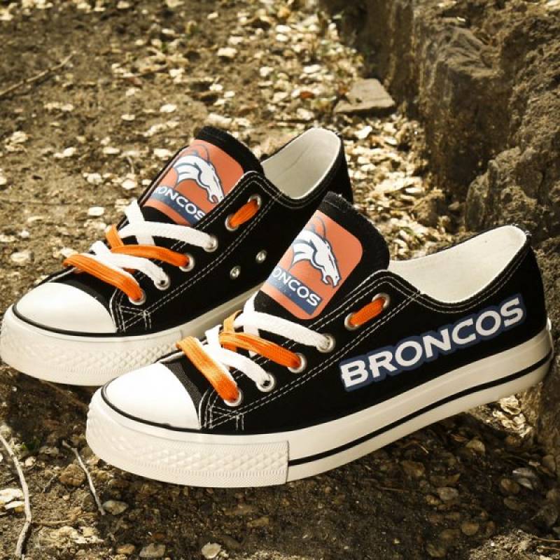 Denver Broncos Canvas Shoes, Broncos Sneakers, Tennis Shoes T-D820H