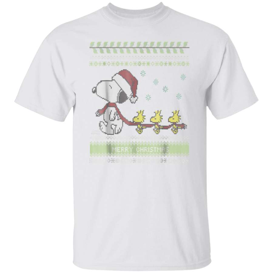 Peanuts Snoopy Holiday Ugly Sweater T-Shirt