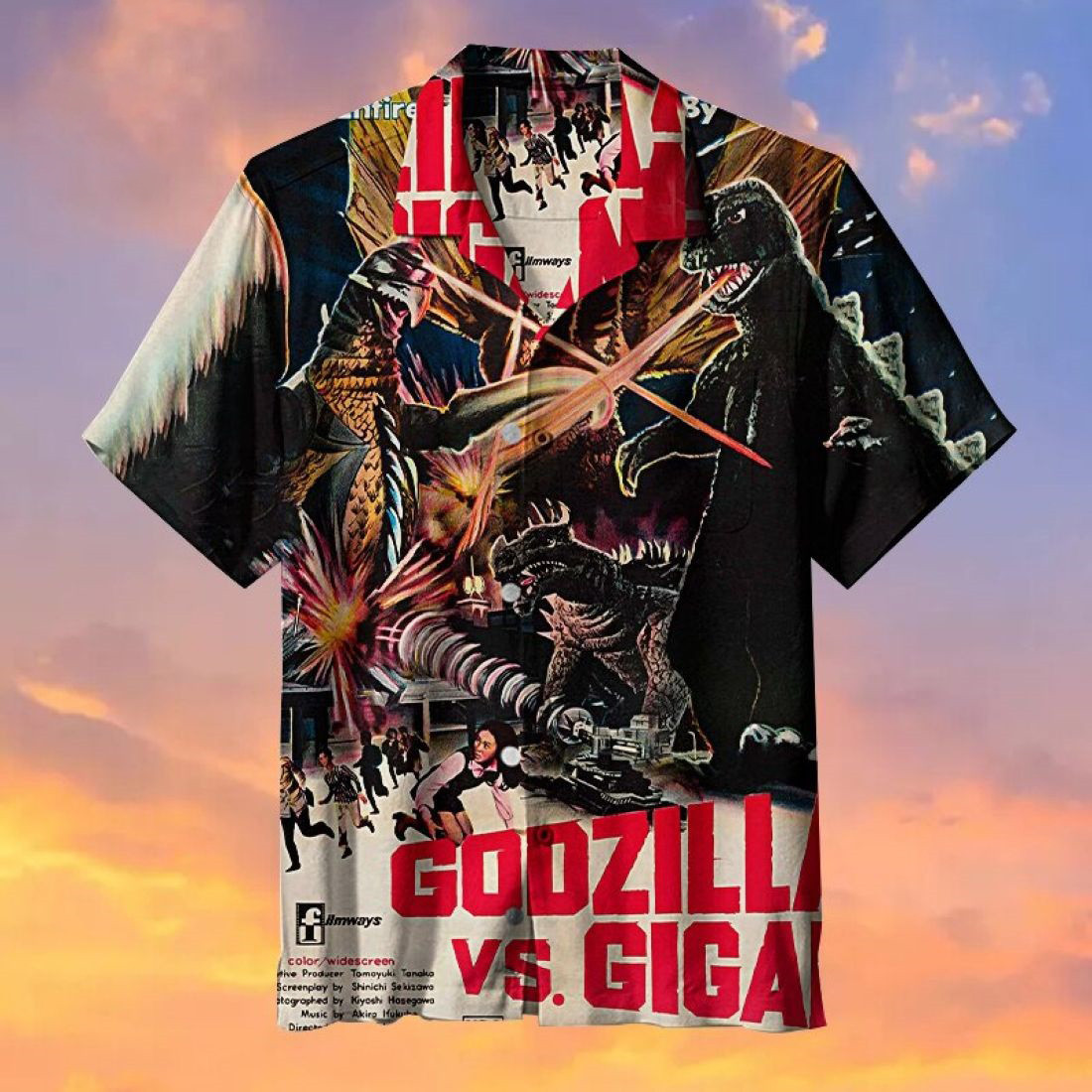 Release Of Godzilla Gigan All Over Print Hawaii Shirt Ha34645